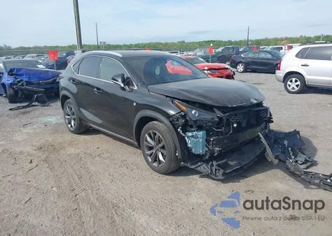 2018 Lexus Nx 300 F Sport z USA, uszkodzony, nr VIN JTJYARBZ1J2097504